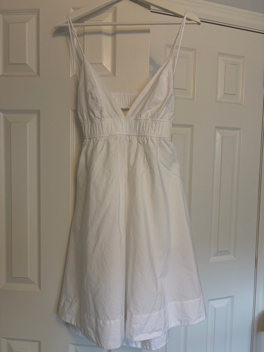 Aritzia Babaton White Encourage Poplin Midi Dress - Picture 4 of 6